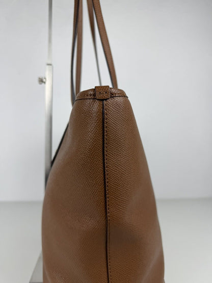 Coach crossgrain leather city tote bag