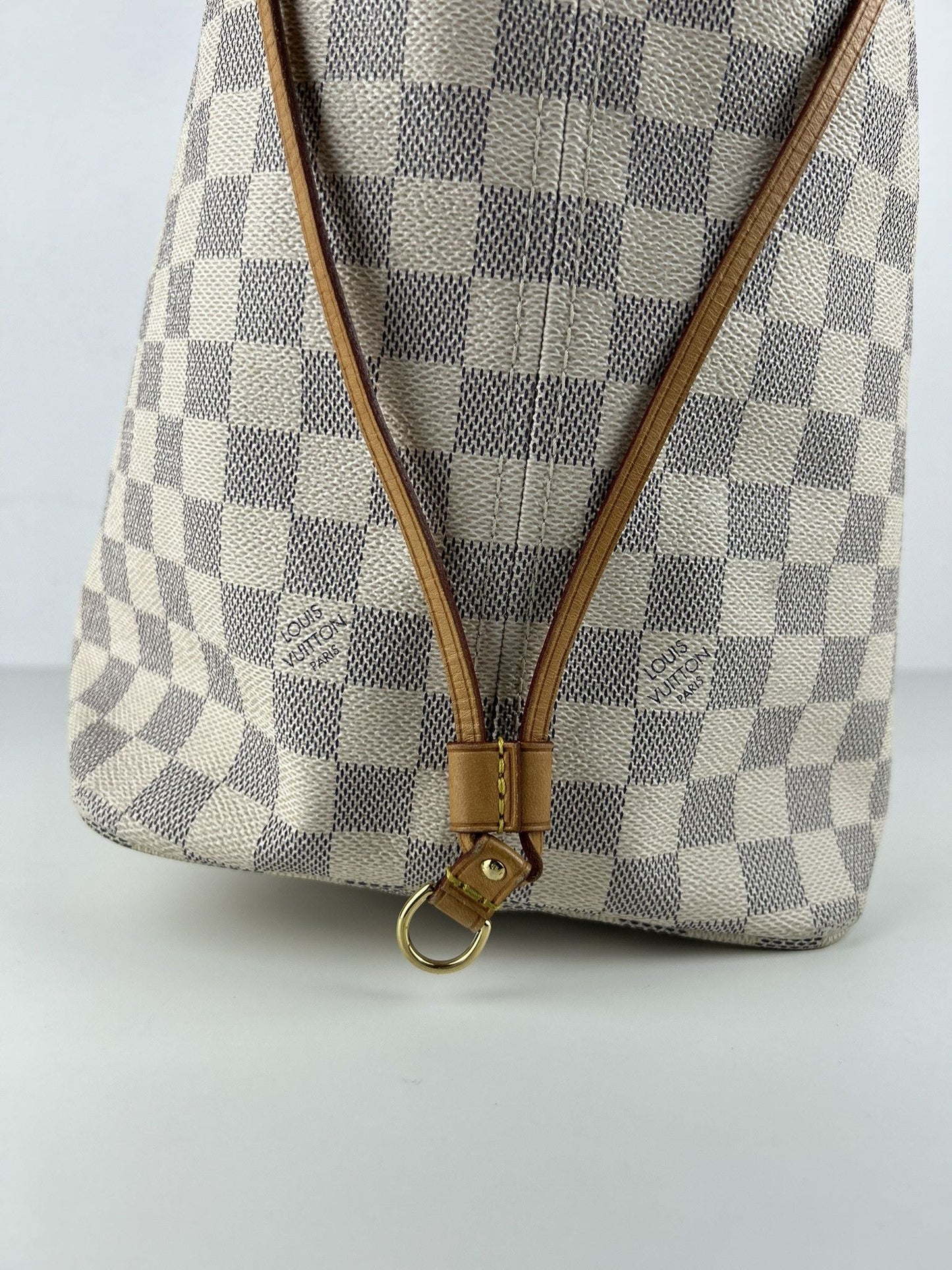 Louis Vuitton damier azur neverfull gm tote bag