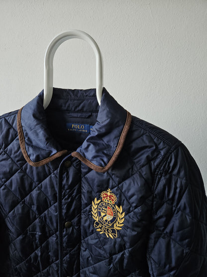 Ralph Lauren quilted embroidered logo jacket