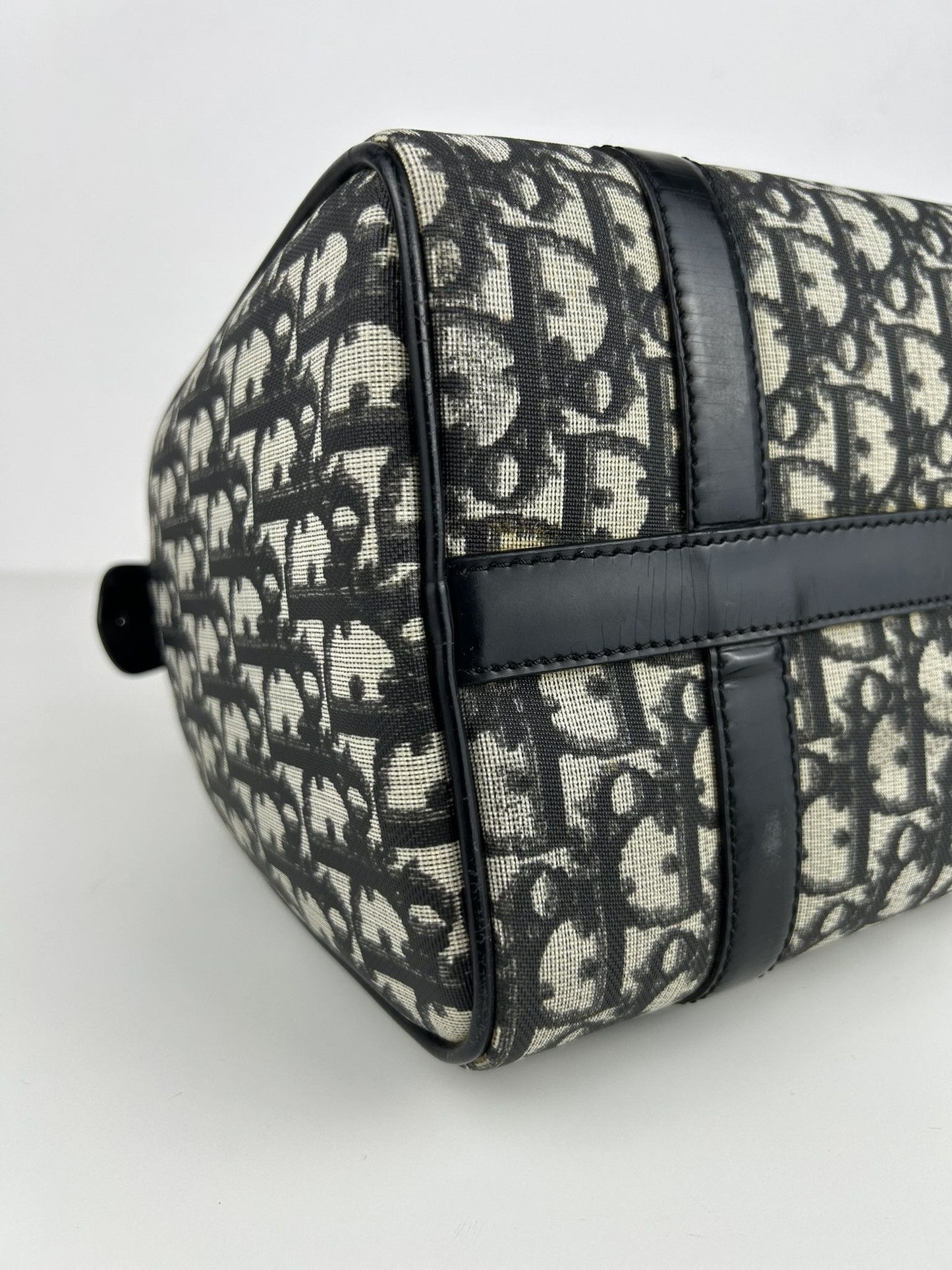 Dior John Galliano era trotter monogram mini boston bag