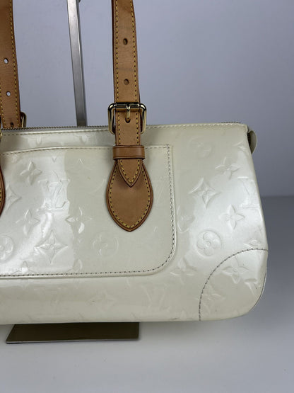 Louis Vuitton vernis monogram rosewood handbag