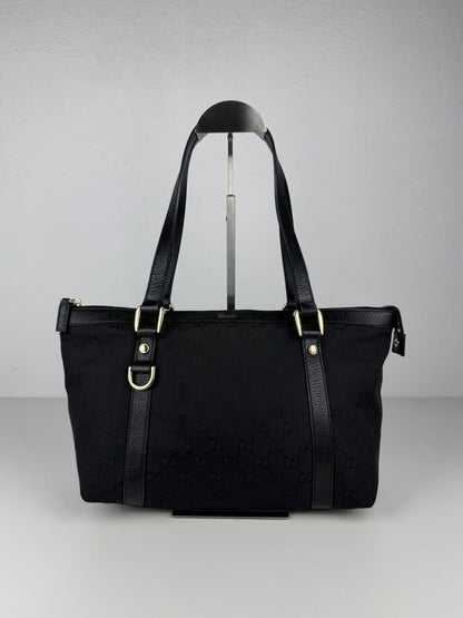 Gucci abbey GG monogram canvas tote