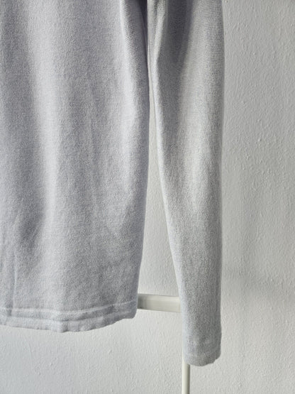 Vintage Hermes cashmere cotton blend v neck pullover