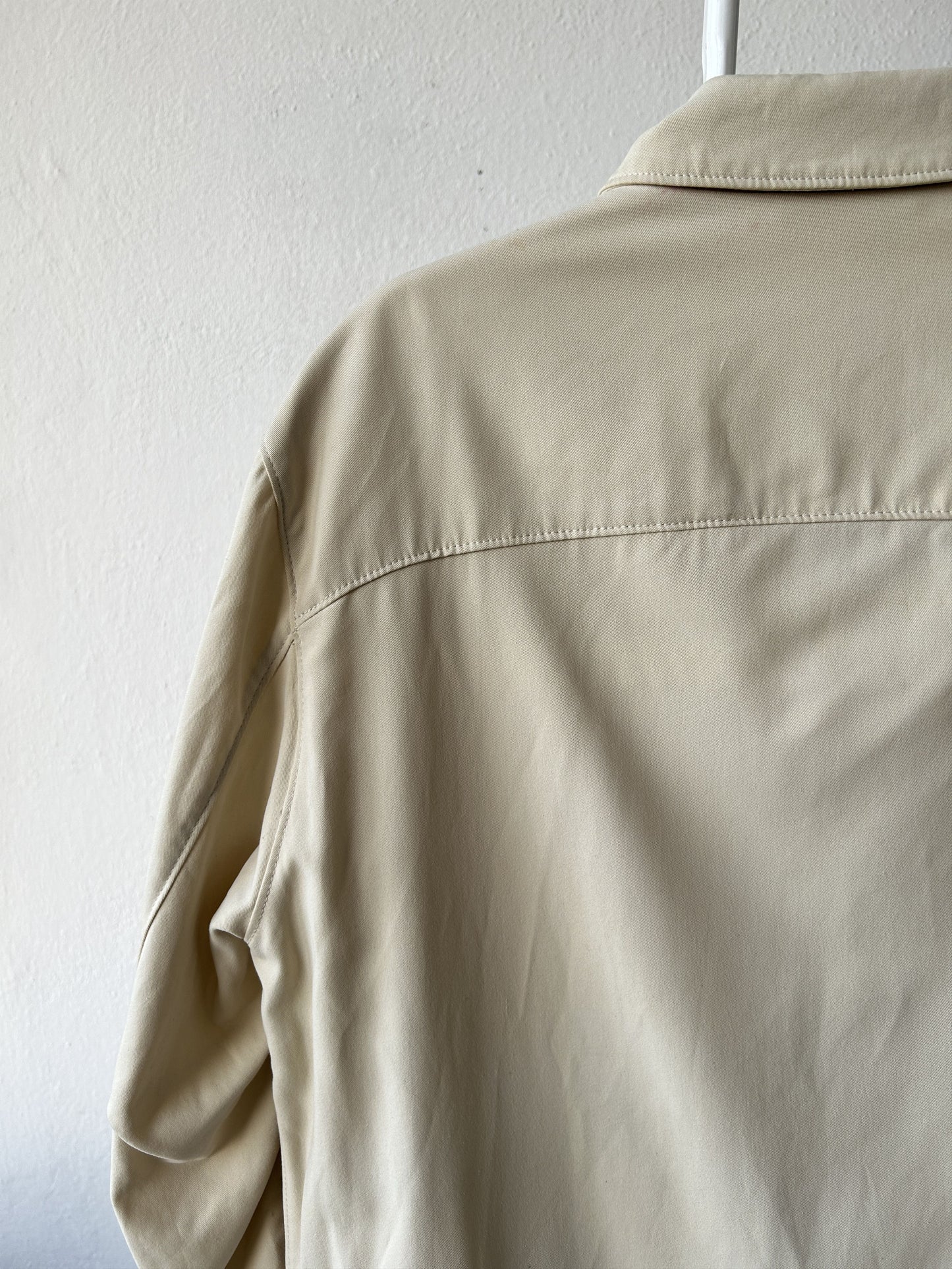 Loro piana light cotton and silk overcoat
