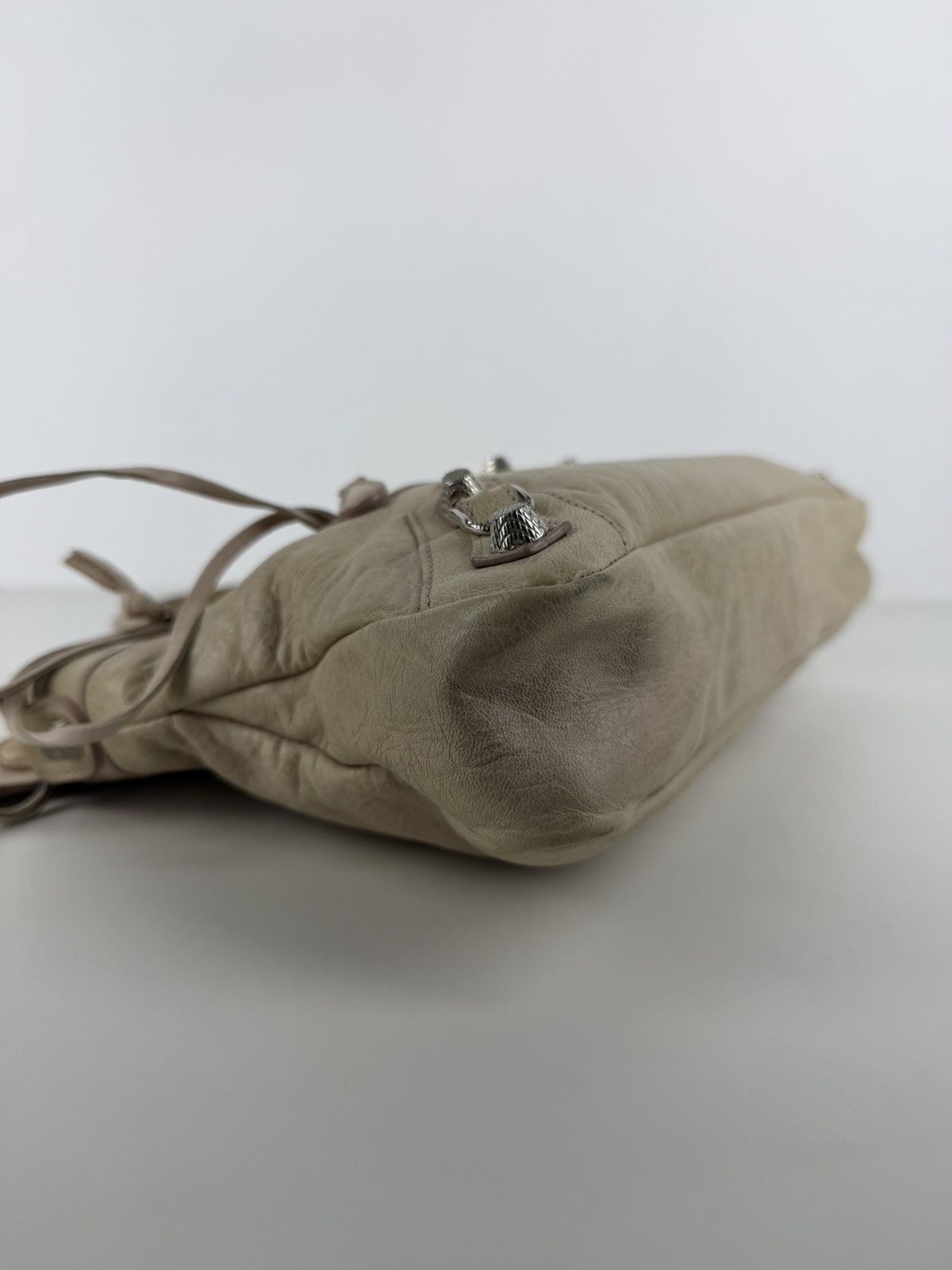 Balenciaga the first bag giant silver hardware