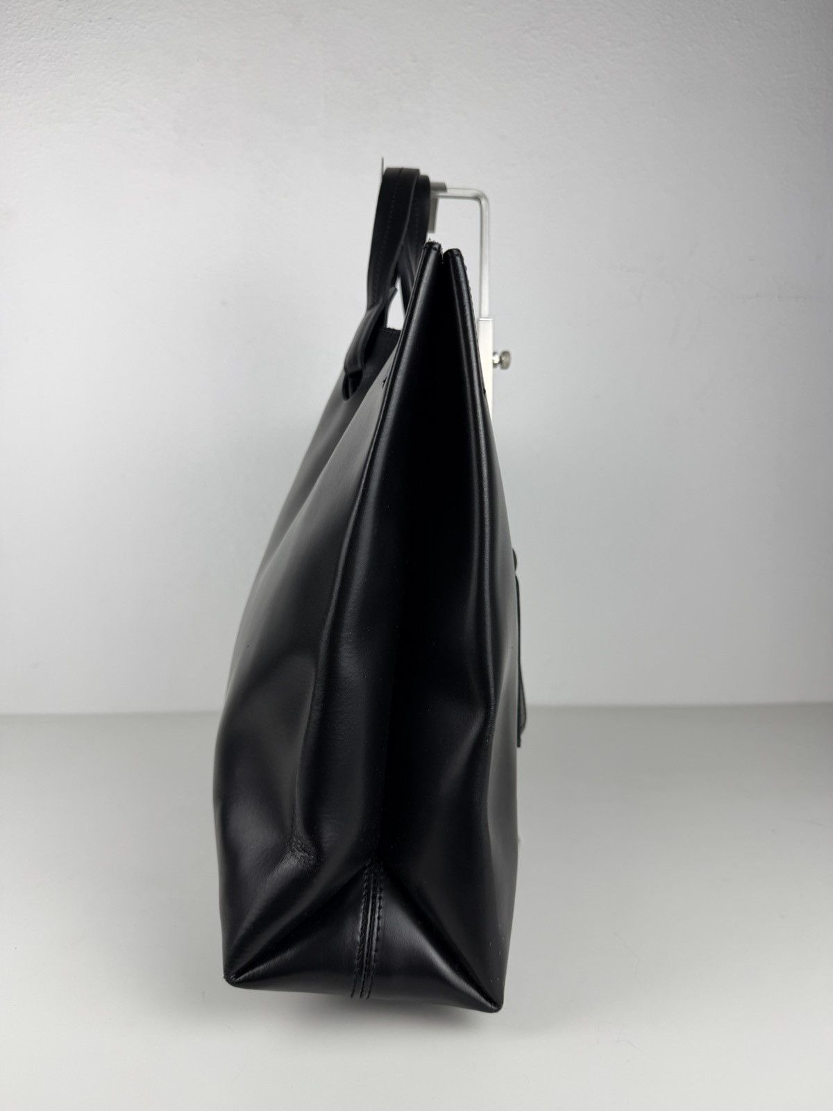 SS2000 Jean Paul Gaultier city panier leather tote bag