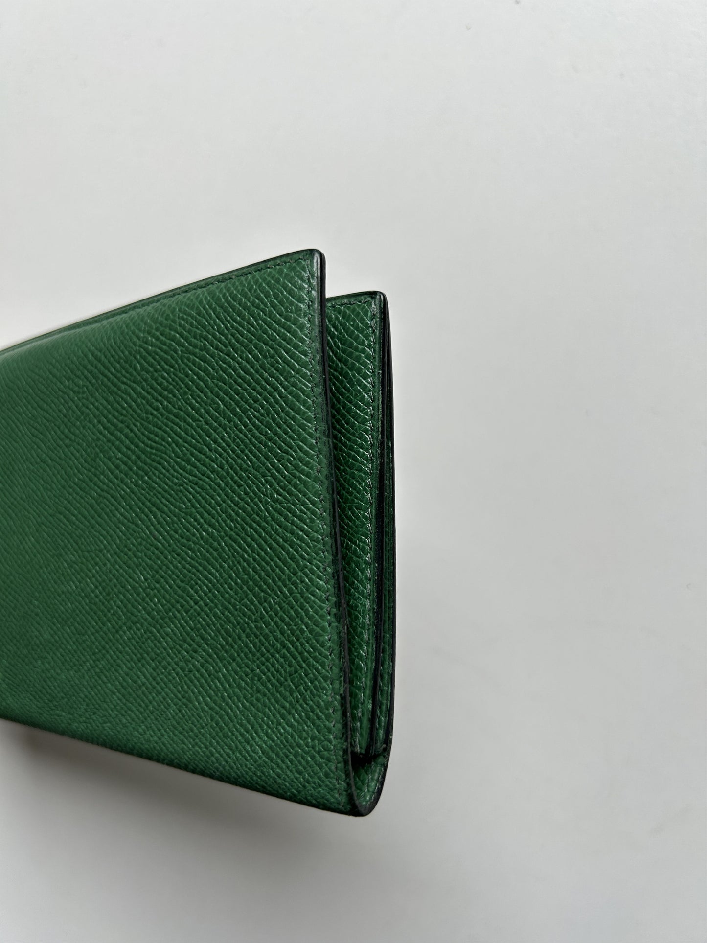 Vintage hermes osaka long bifold wallet