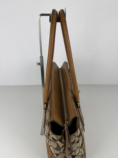 Coach signature turnlock Hamptons tote bag