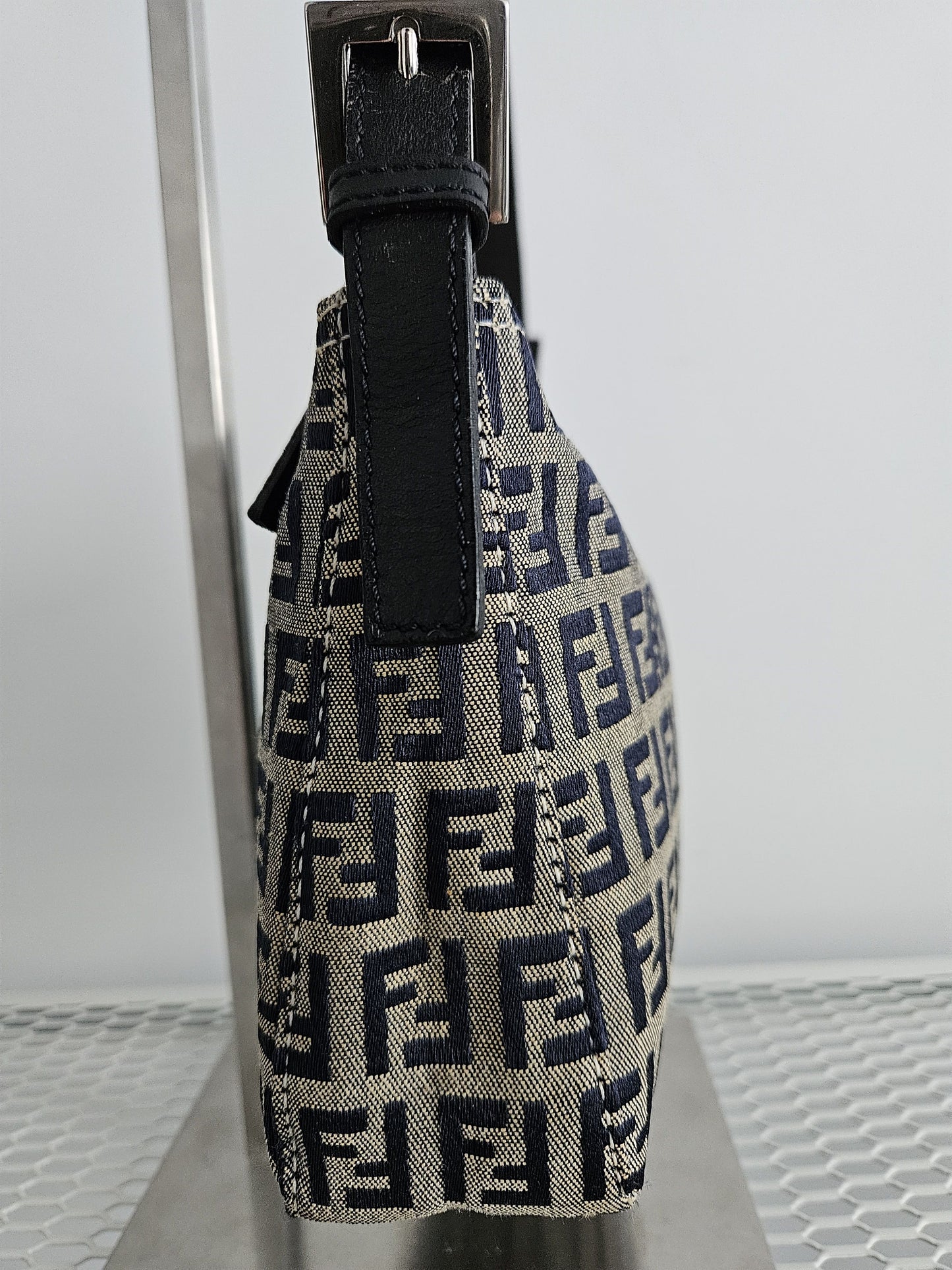 Fendi zucchino ff monogram canvas mini bag pochette