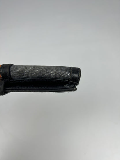 Dior flight monogram canvas and leather long trifold wallet