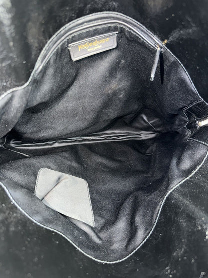 AW2007 Yves Saint Laurent Rive Gauche sac metropolis patent leather tote bag