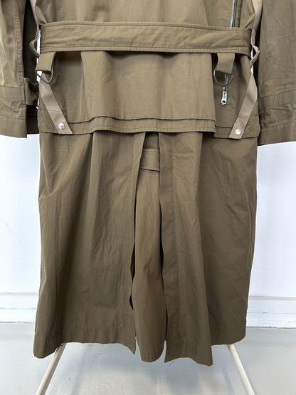 2019 Stella McCartney oversized layered trench coat