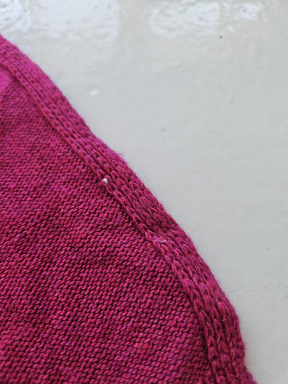 Fendi roma wool blend poncho