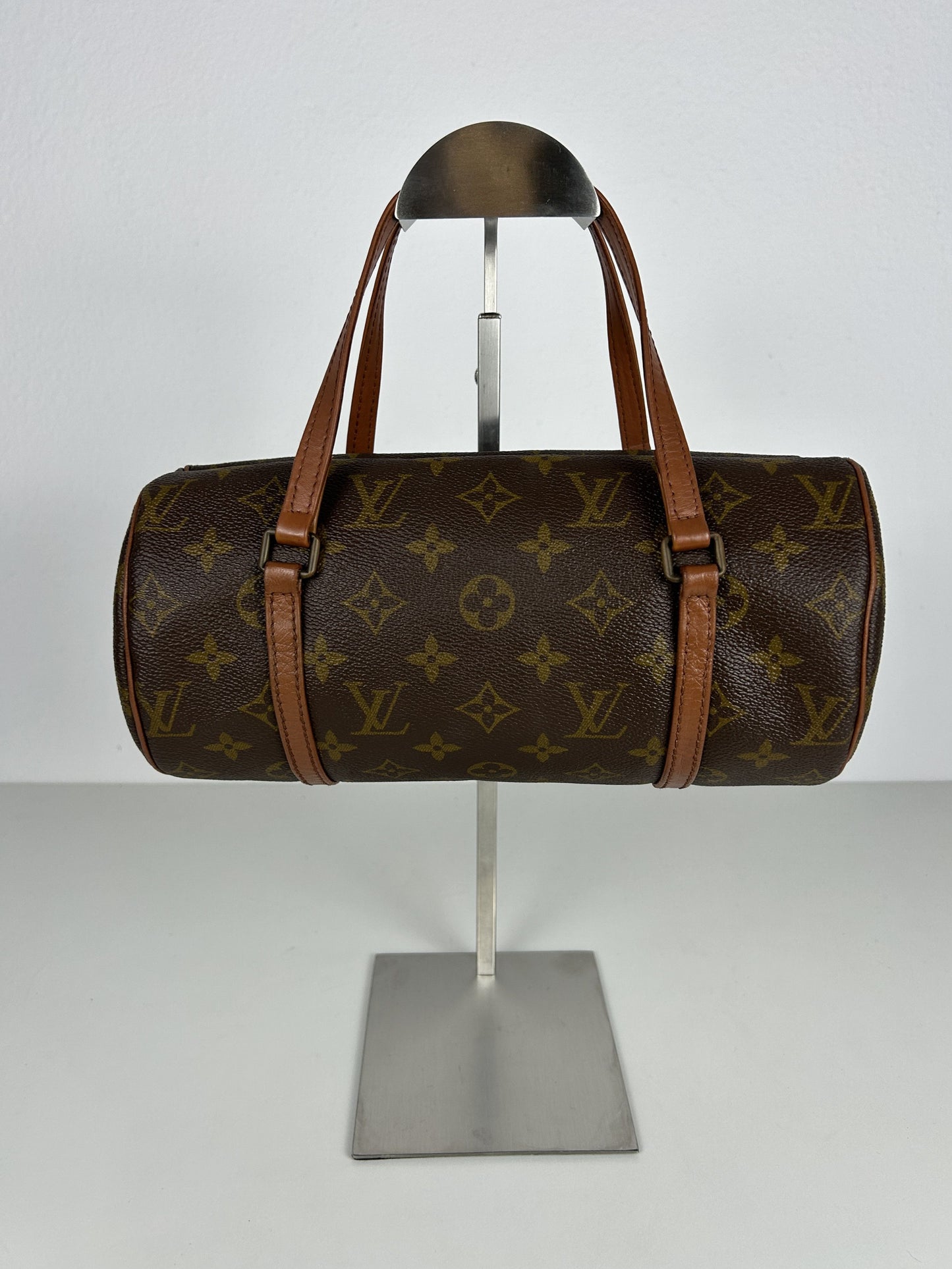 Vintage Louis Vuitton monogram papillon 26 mini boston bag
