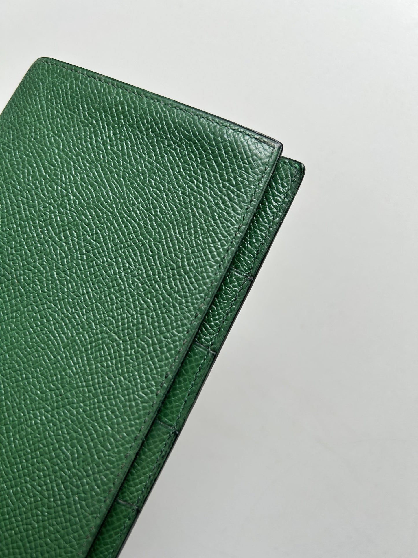 Vintage hermes osaka long bifold wallet