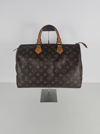 Vintage 80s Louis Vuitton monogram speedy 35 boston bag