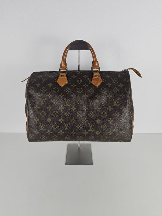 Vintage 80s Louis Vuitton monogram speedy 35 boston bag