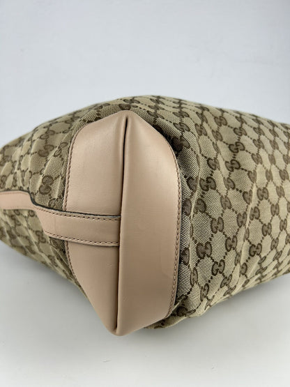 Gucci GG monogram canvas tote bag with pouch