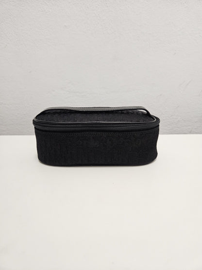 Y2k Dior trotter oblique monogram canvas toiletry bag/ pouch