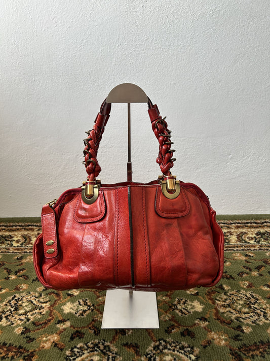 Vintage y2k chloe heloise leather handbag