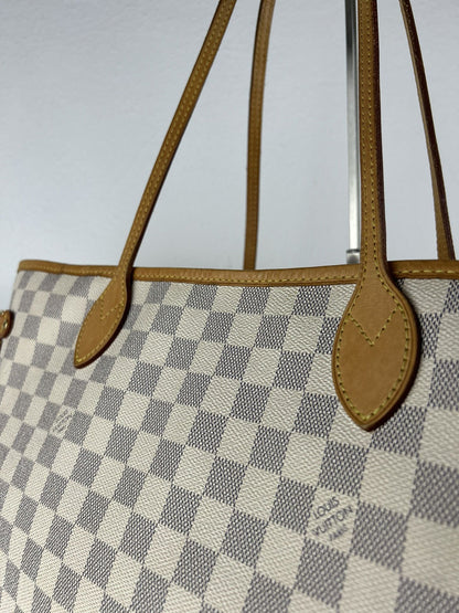 Louis Vuitton damier azur neverfull gm tote bag