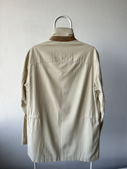 Loro piana light cotton and silk overcoat