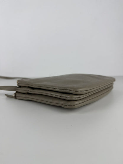 Celine trio leather shoulder/ crossbody bag