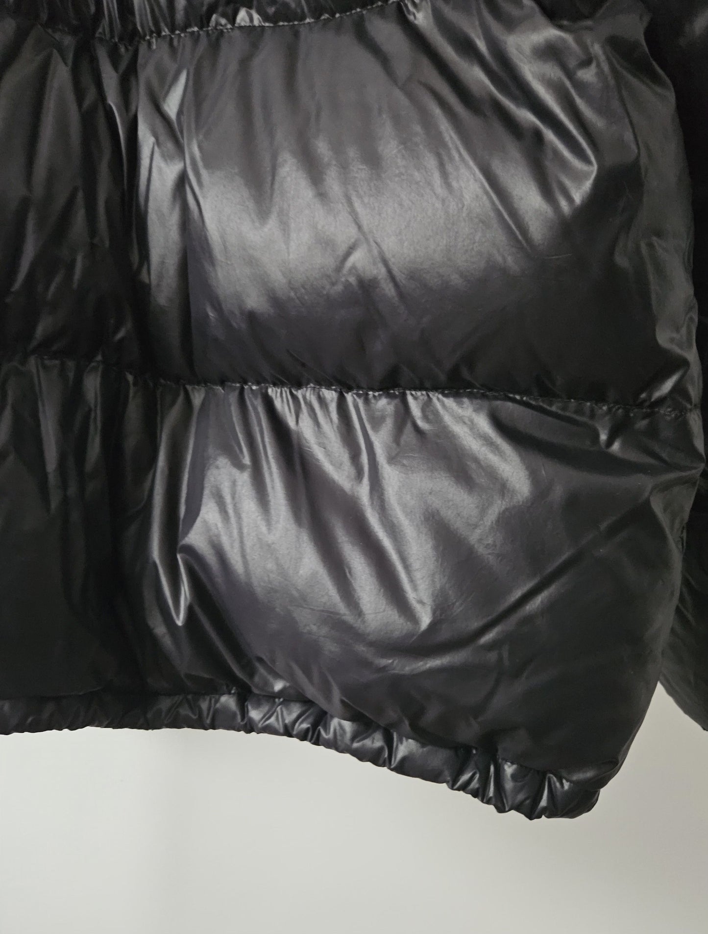 Vintage 90s moncler grenoble black puffer jacket with badge