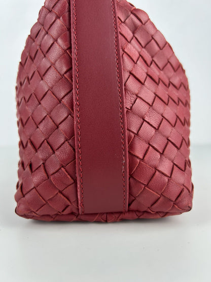 2007 Bottega Veneta intrecciato mini hobo handbag