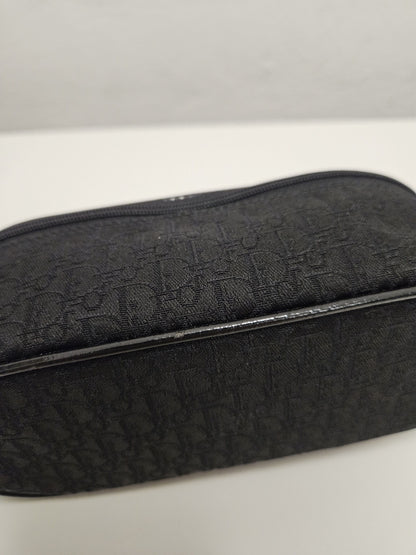 Y2k Dior trotter oblique monogram canvas toiletry bag/ pouch
