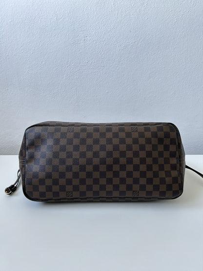 Louis vuitton damier ebene neverfull GM tote bag