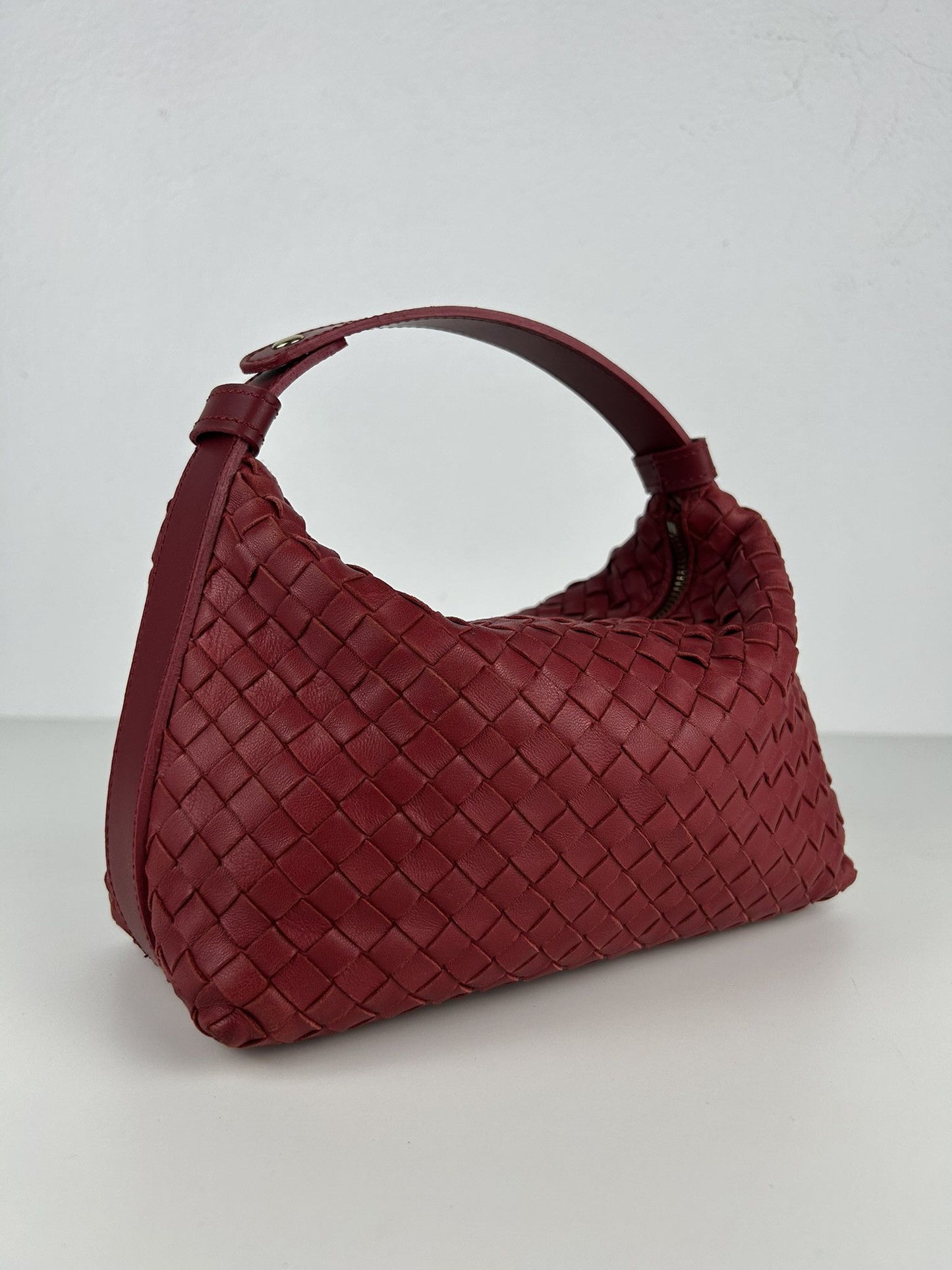2007 Bottega Veneta intrecciato mini hobo handbag