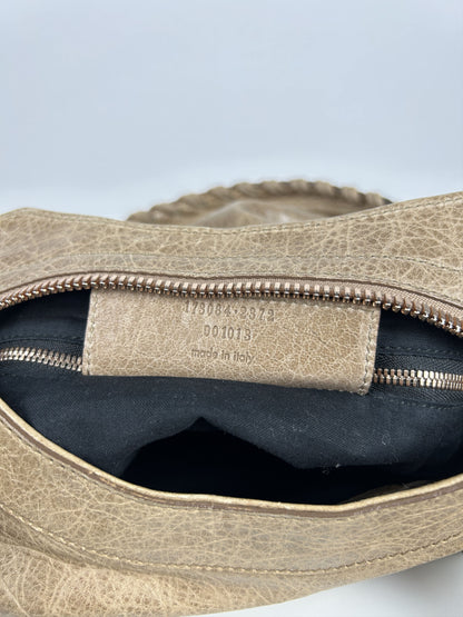 Balenciaga giant hardware city bag in beige