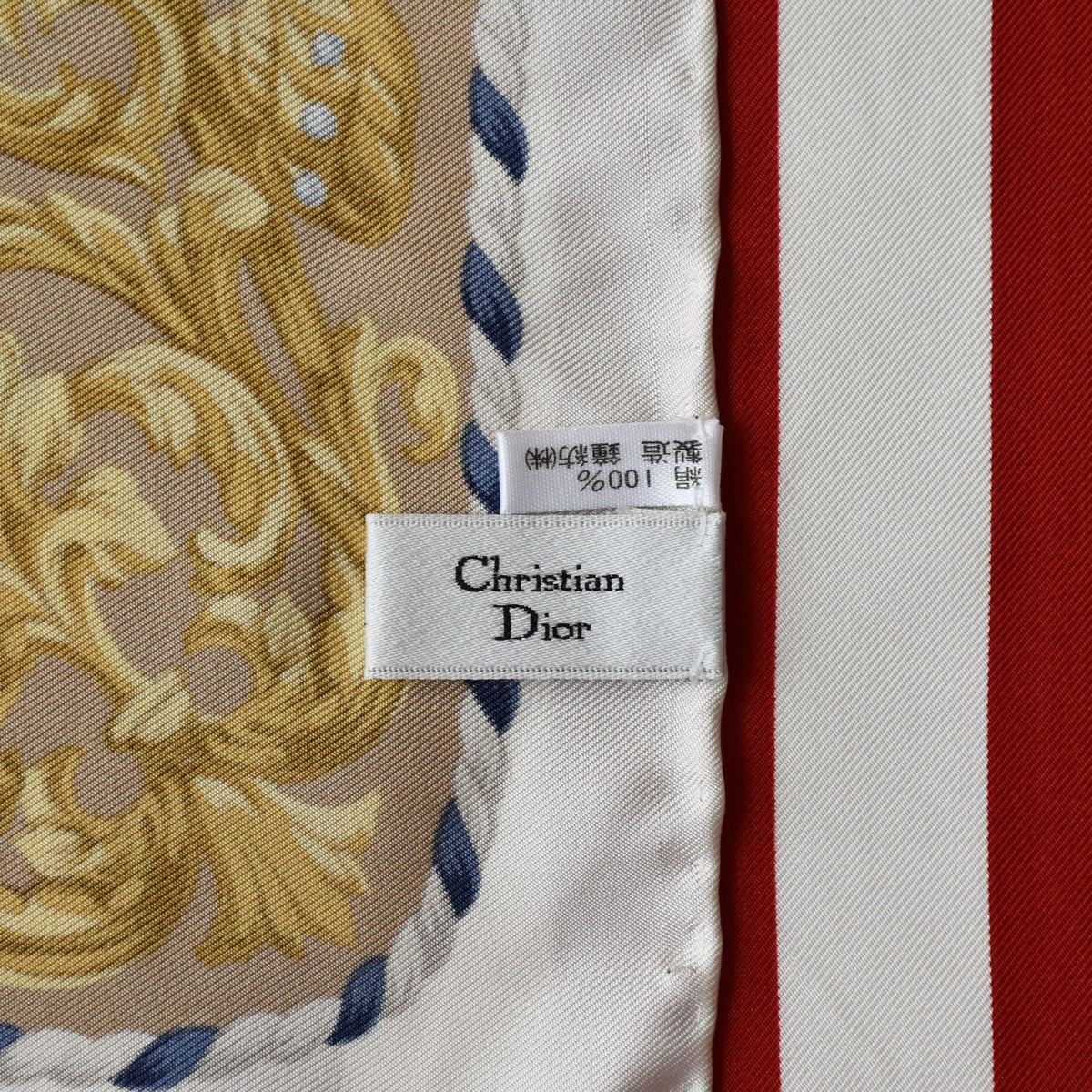 Vintage Dior silk scarf