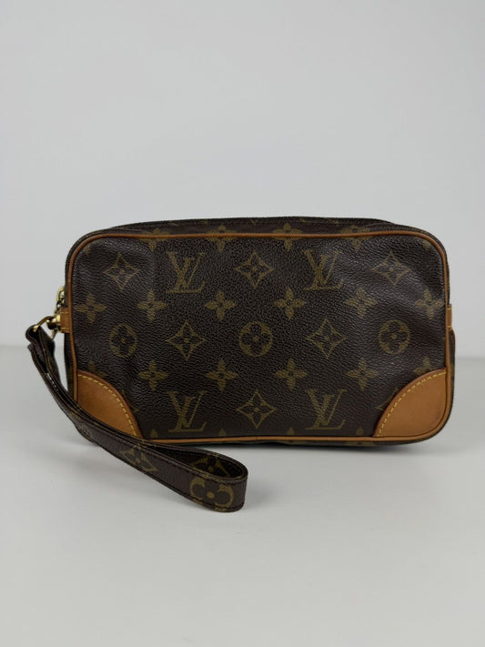 Vintage Louis Vuitton Marly Dragonne monogram clutch bag