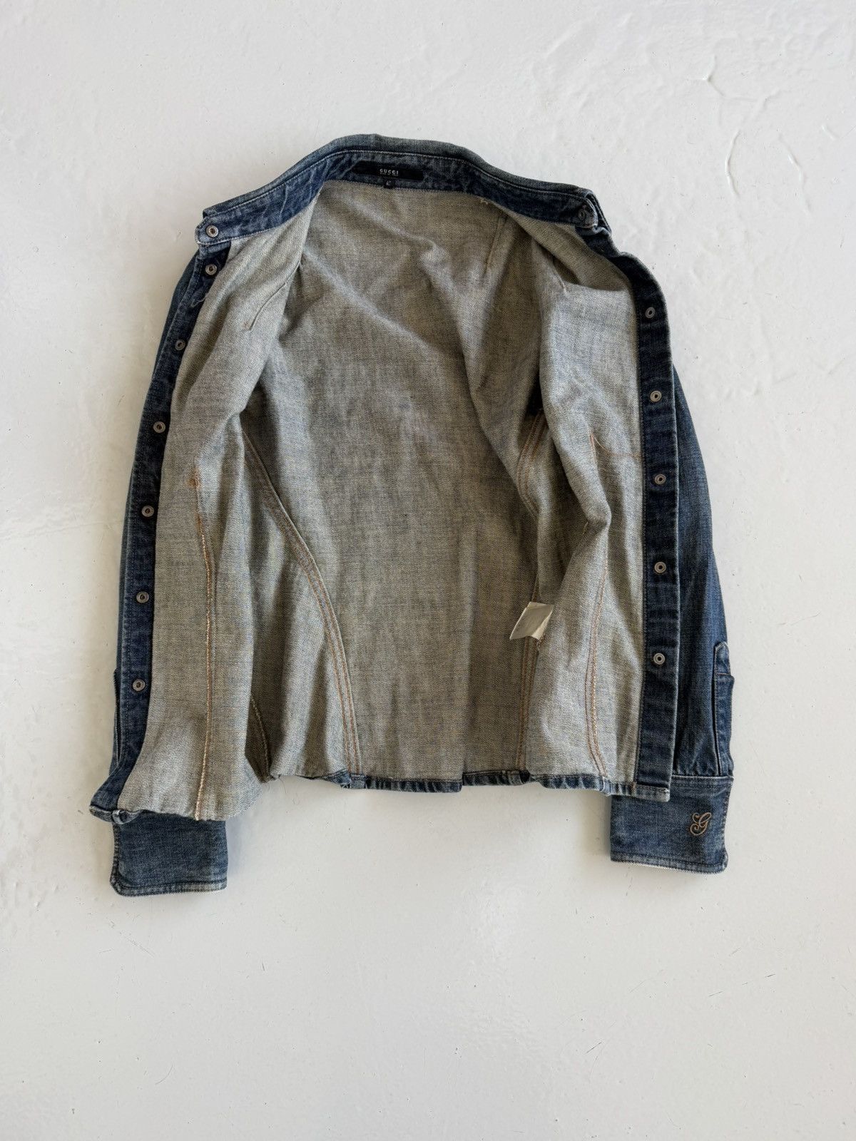 AW2001 Gucci Tom Ford era denim overshirt jacket