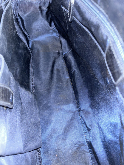 Vintage y2k Dior by John Galliano double saddle denim bowling bag