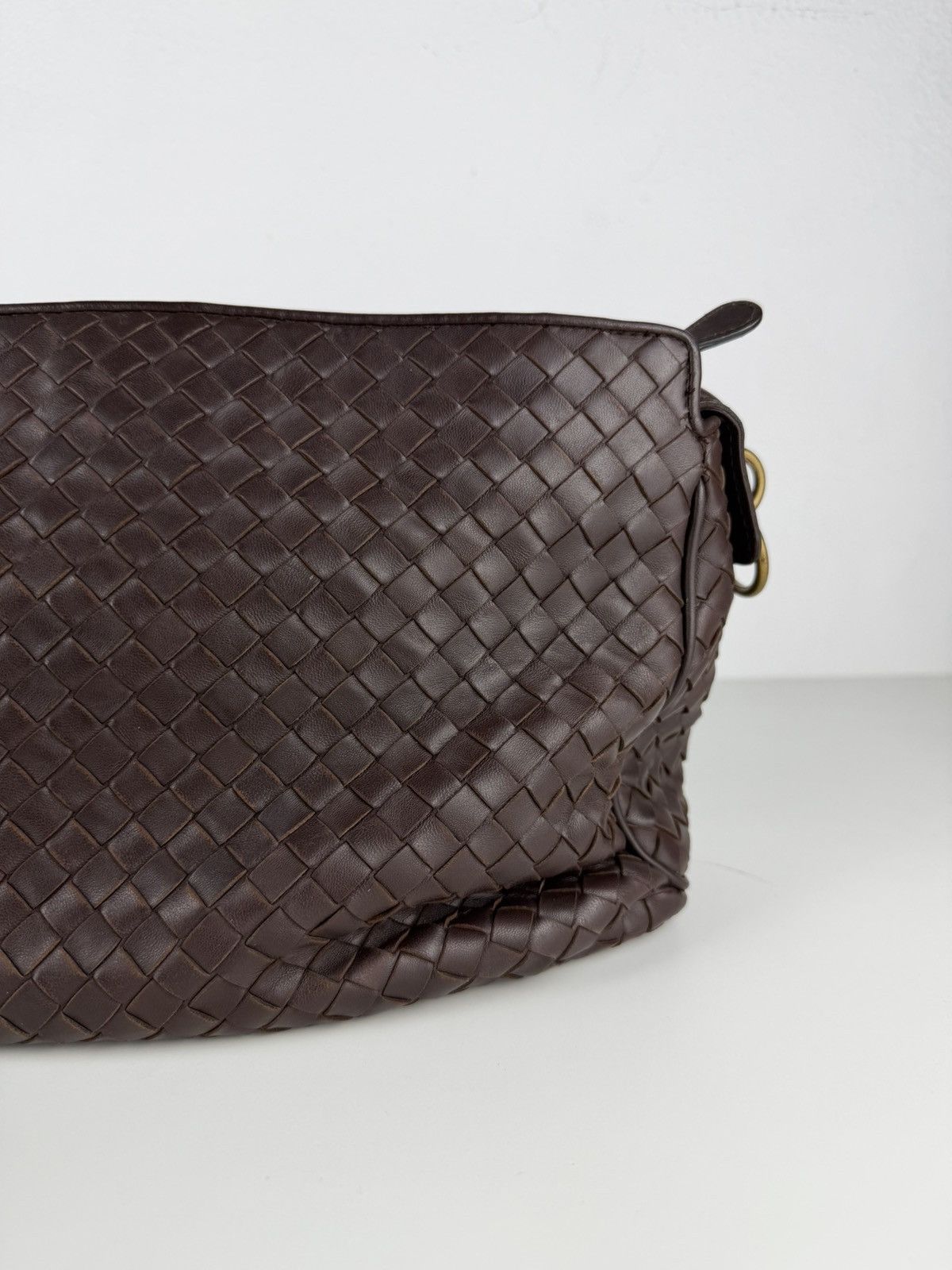 Bottega Veneta intrecciato leather shoulder/ crossbody bag