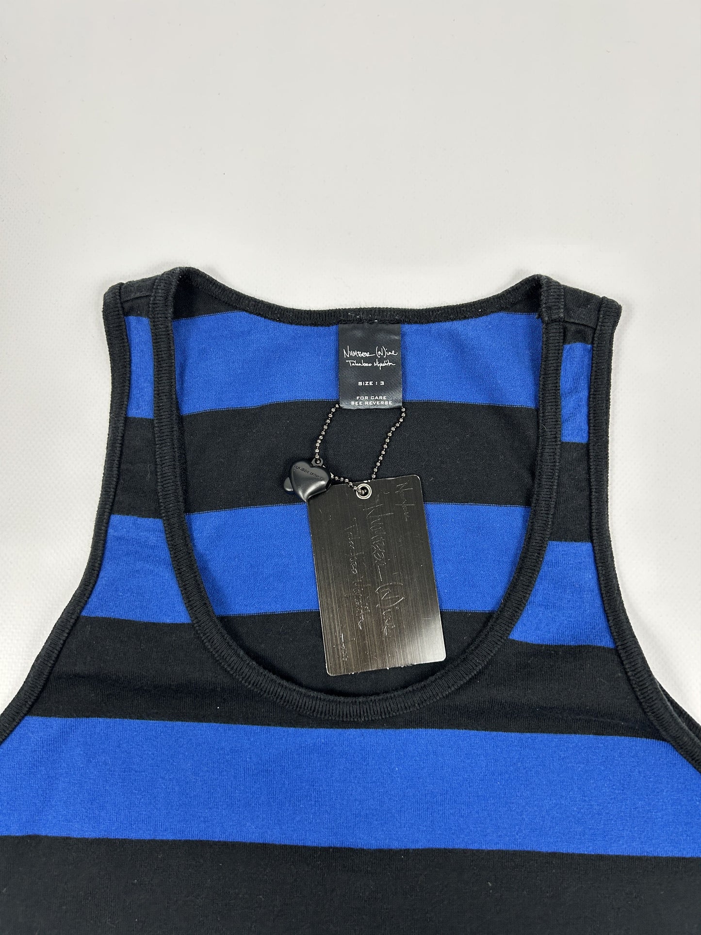 N(N) SS2003 touch me i'm sick striped tank top