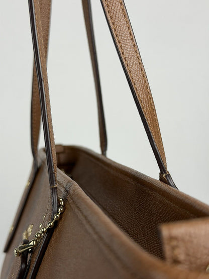 Coach crossgrain leather city tote bag