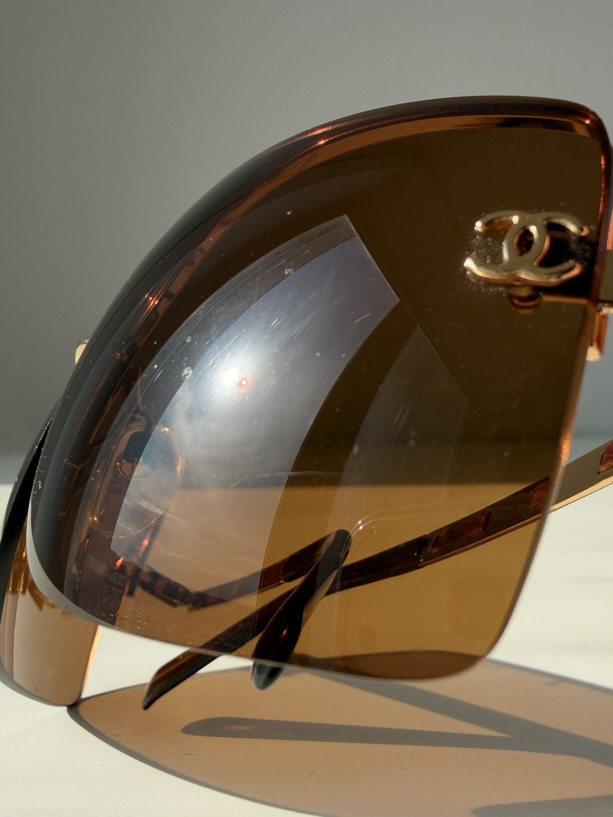 Vintage Chanel 4112 rimless sunglasses