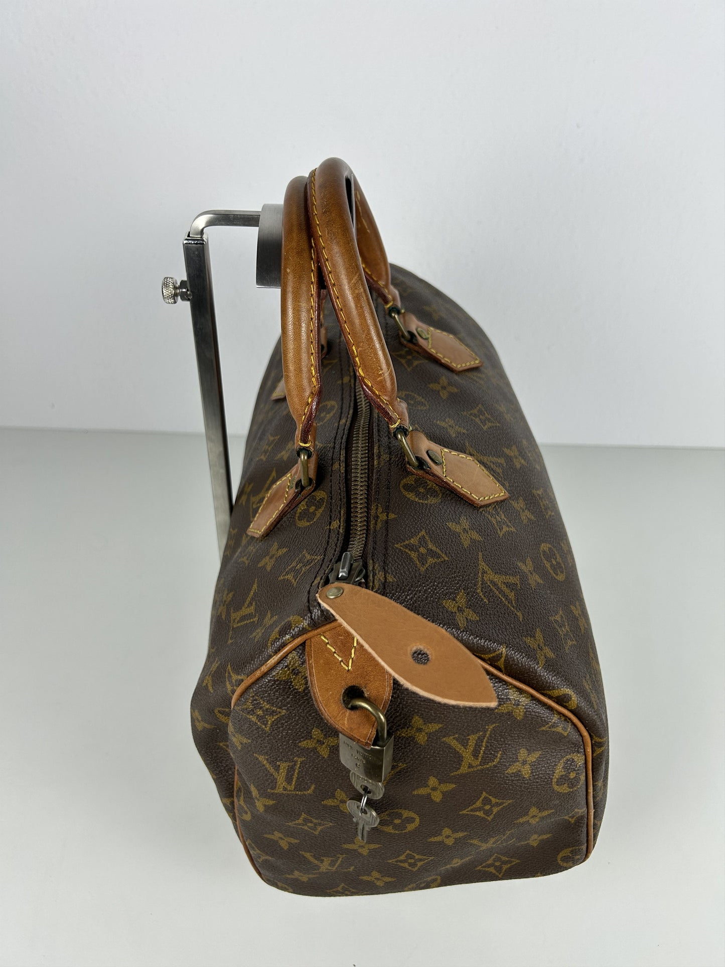 Vintage 80s Louis Vuitton monogram speedy 30 mini boston bag