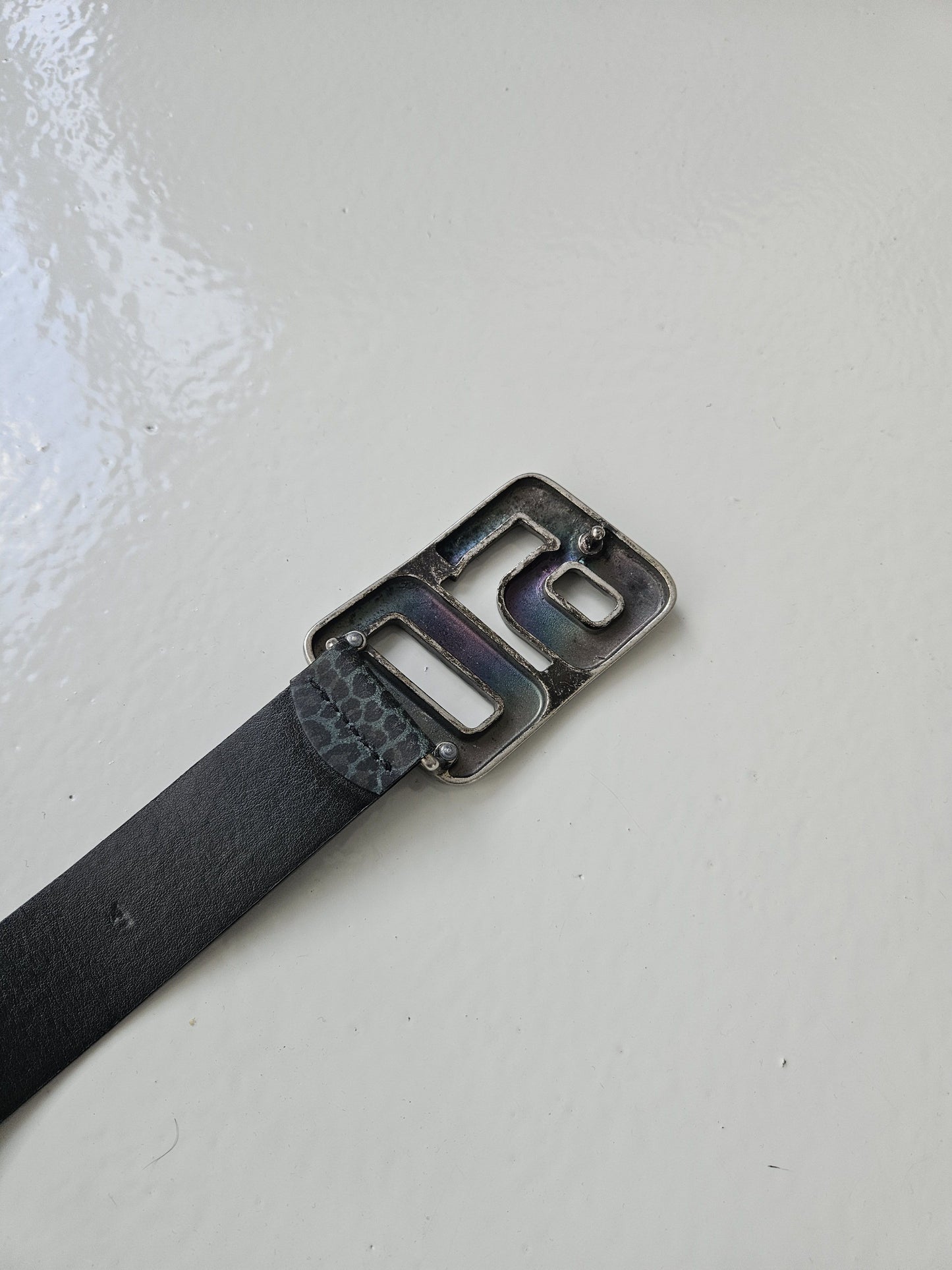 Miss Sixty studded big buckle belt