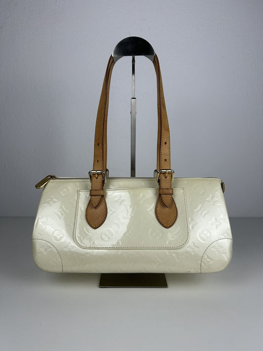 Louis Vuitton vernis monogram rosewood handbag