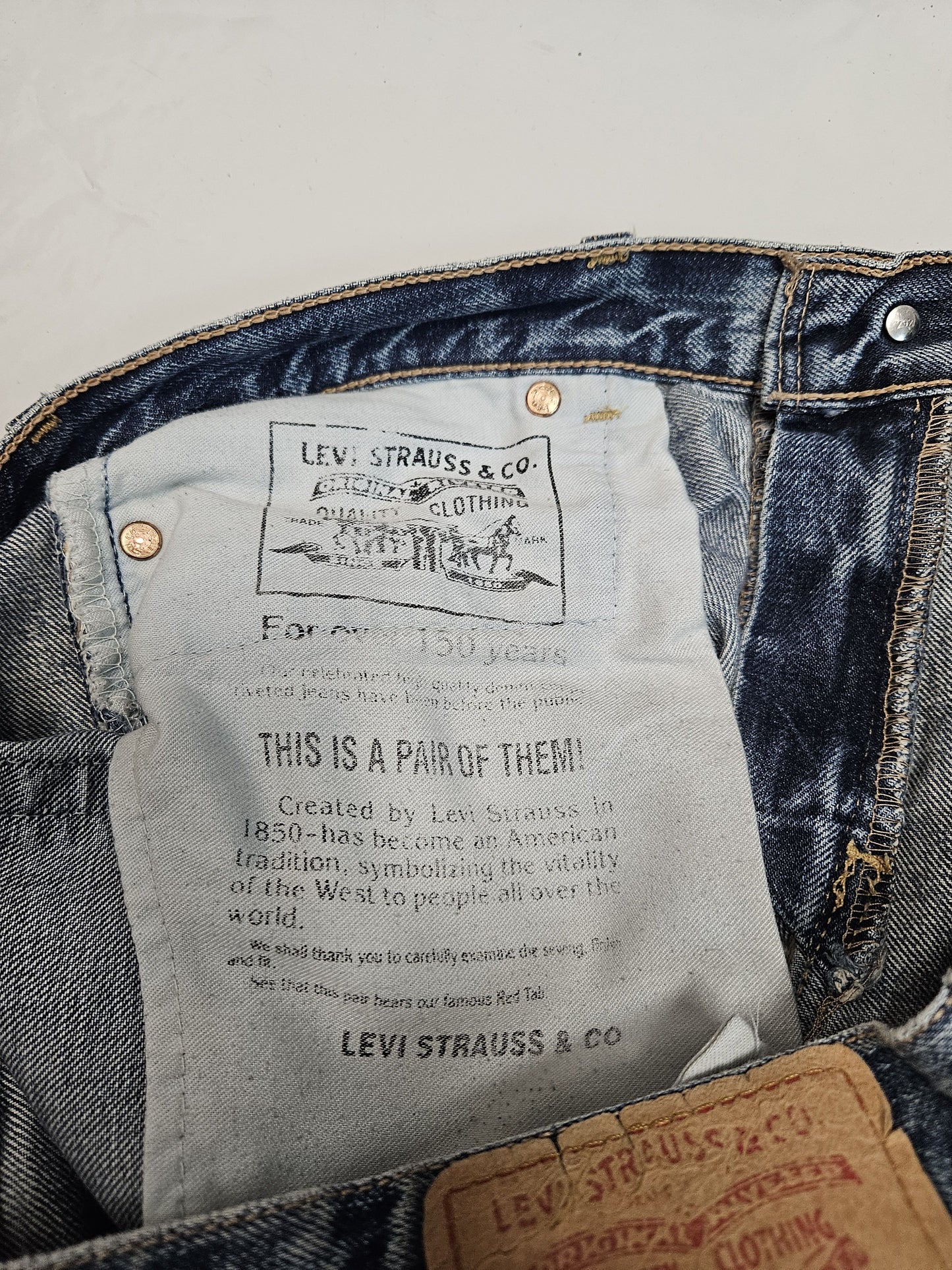 Vintage y2k levis 544 distressed flared denim