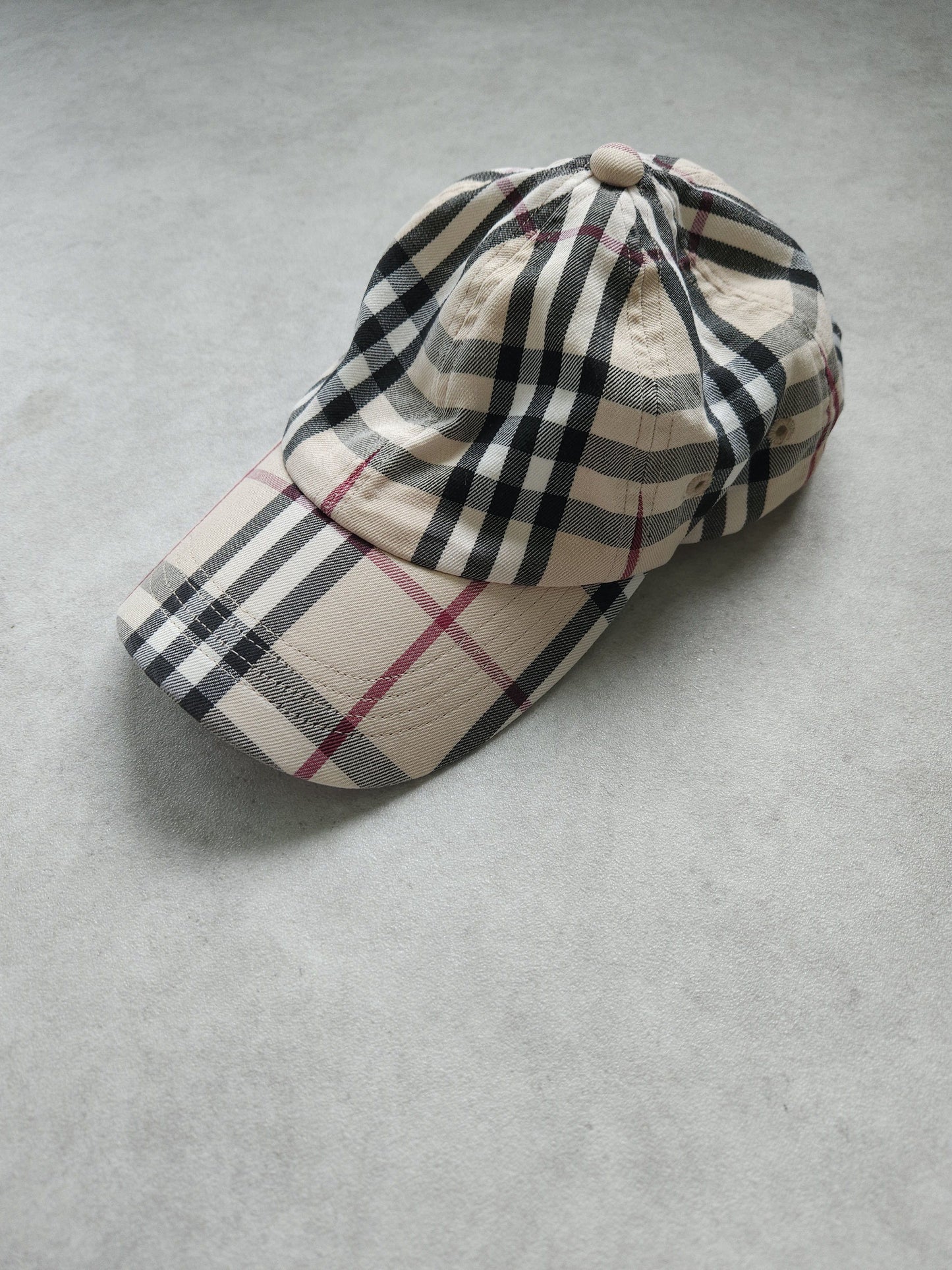 Vintage y2k burberry nova check hat cap