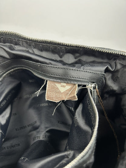 Vintage Bottega Veneta leopard print mini boston bag