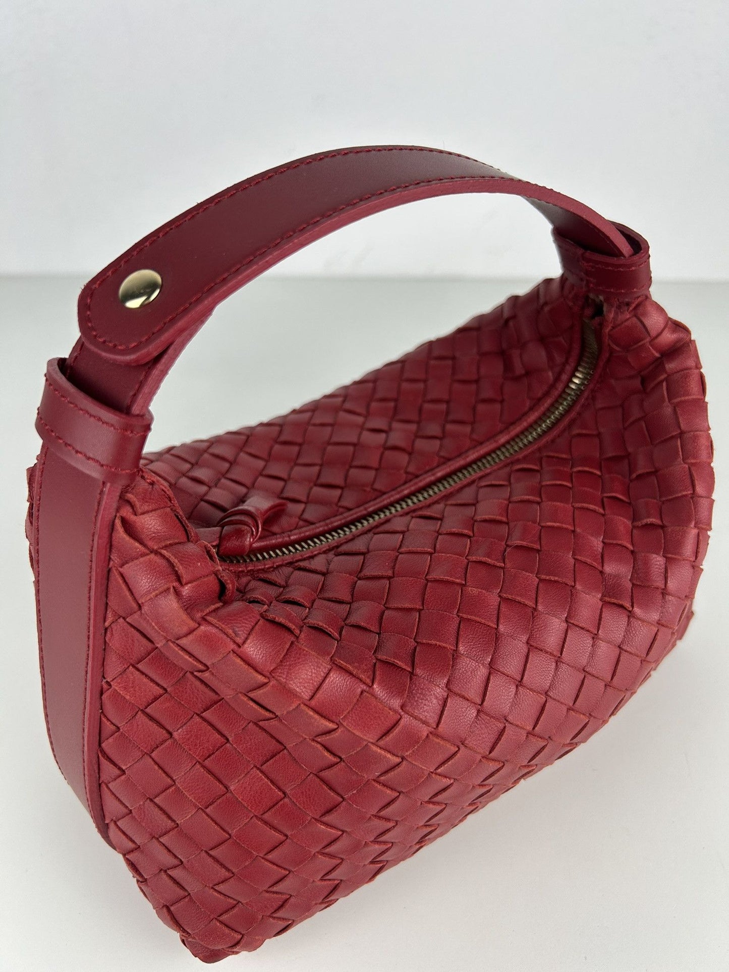 2007 Bottega Veneta intrecciato mini hobo handbag