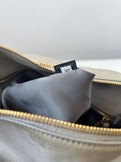 Miu miu vitello bow bag in blueish gray