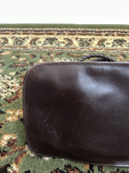 Bottega Veneta intrecciato leather hobo handbag in brown